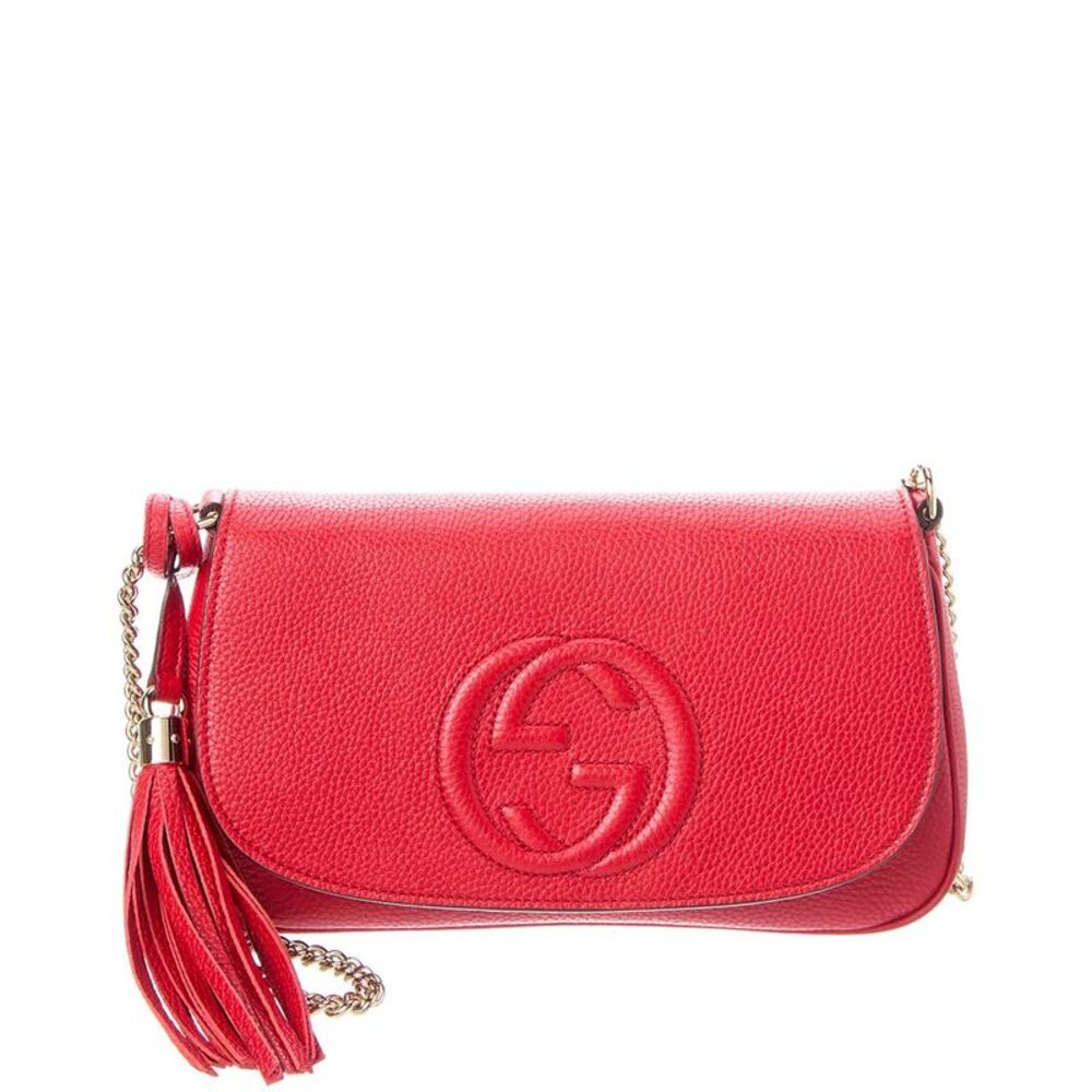 Gucci Red Leather Soho Crossbody (Authentic Pre-Loved)